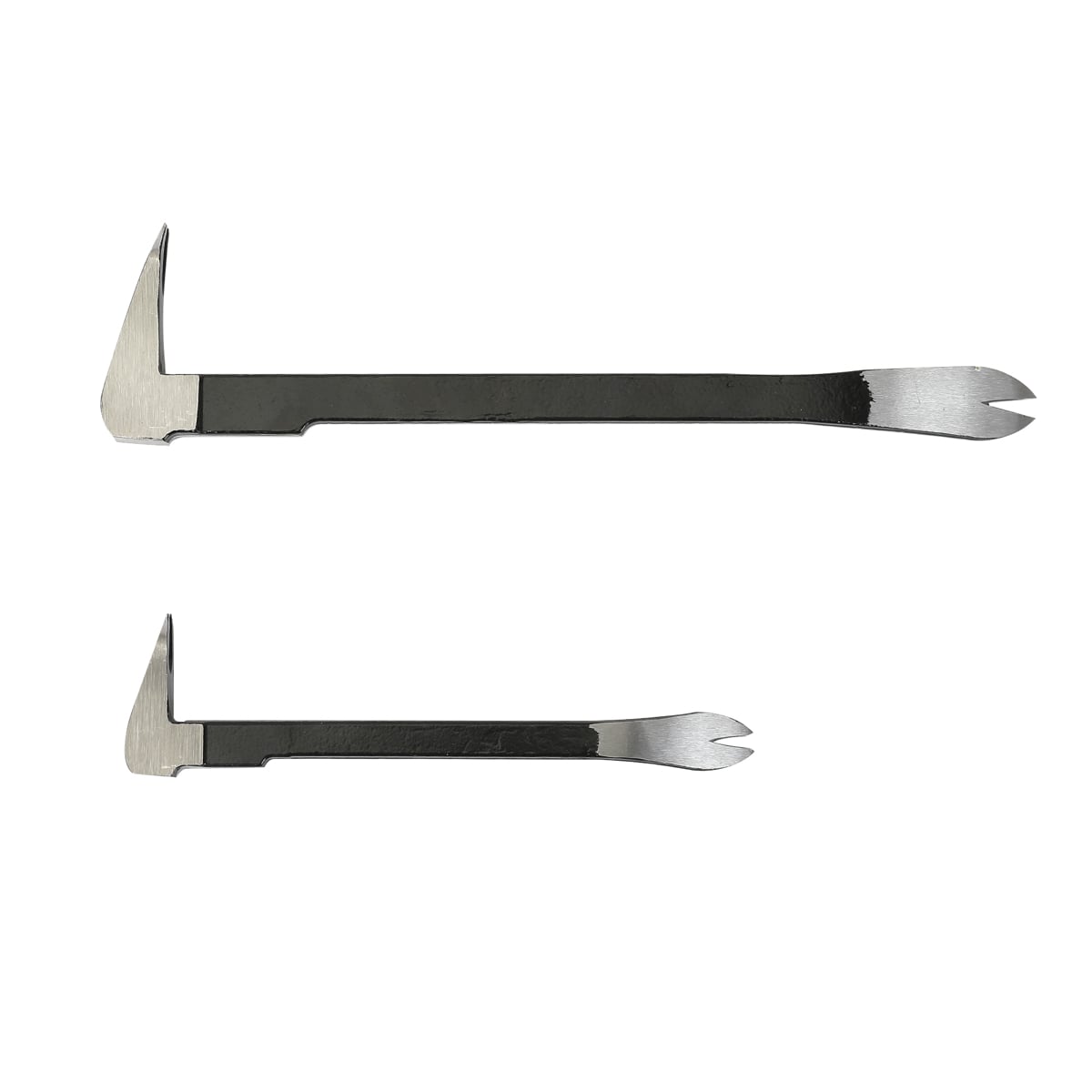 Rikä 2-Piece Nail Puller Set | 8in and 12in Carbon Steel Pry Bars